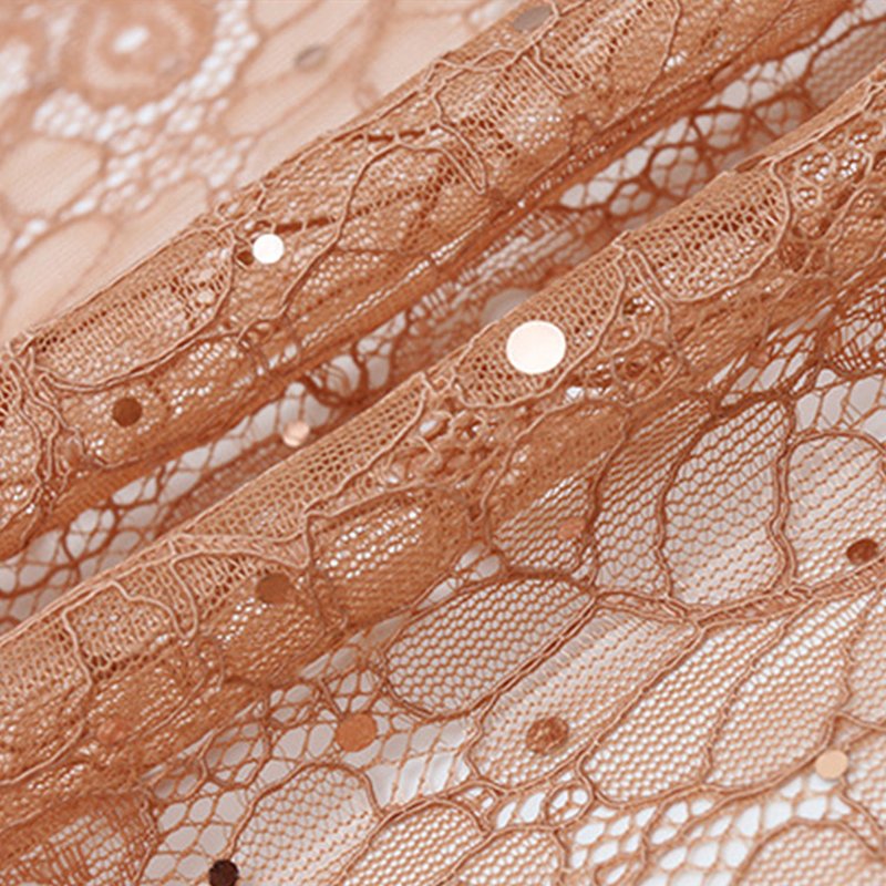 Lace Fabric Cutwork Eyelet Polyester for Women's Wear Wholesale Suppli 9